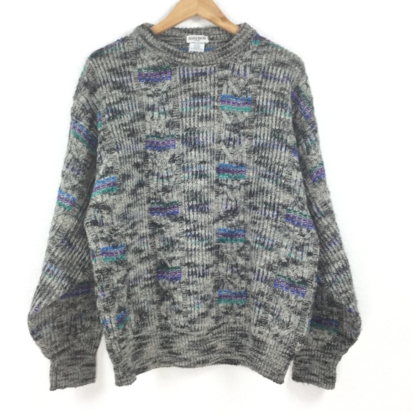 Nani Bon Other - Vintage Nani Bon Sweater Gray Men XL Made in Italy